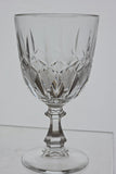 2 Hand Cut glass goblet stemware