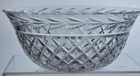 Signed Waterford CRYSTAL Glendale bowl wat06