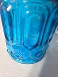 LE Smith glass bluemoon and stars large canister
