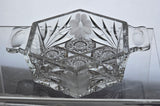 Cut glass dish with tabs American brilliant mug15