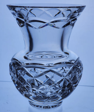 Signed Waterford crystal vase