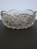 ABP cut glass bowl American brilliant period 1886 -1915 bob17