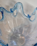 Art glass blue bowl