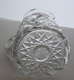 ABP cut glass pitcher American brilliant blown blank hand polished Bob30