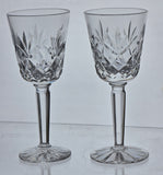 Lenox Cut glass Charleston liquors Crystal pair