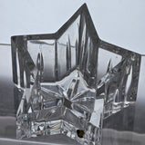 Signed Waterford crystal star votive