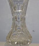 ABP cut glass vase antique bob41