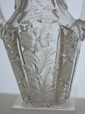 ABP cut glass signed Tuthill vase antique bob40