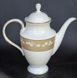 Signed lenox Bellina gold teapot