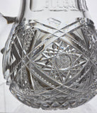 American Brilliant Period Cut Glass Pitcher Antique AT535
