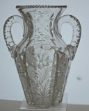 ABP cut glass signed Tuthill vase antique bob40
