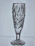 American Brilliant Period Cut Glass vase floral