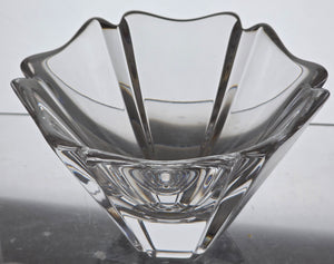 Signed orrefors small bowl, CRYSTAL auction