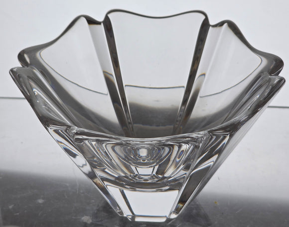 Signed orrefors small bowl, CRYSTAL auction