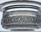ABP cut glass Hawkes center piece bowl American 8 lbs