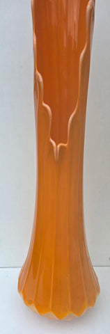 L.E Smith Glass 38" bittersweet vase.
.