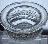 ABP cut glass Hawkes center piece bowl American 8 lbs