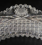 ABP Cut glass bone shape dish bob50