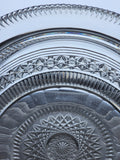 ABP cut glass Hawkes center piece bowl American 8 lbs