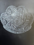 ABP cut glass bowl American brilliant period 1886 -1915 bob14
