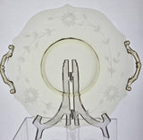 Lancaster Glass Co. Yellow Jubilee serving plate