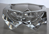 Cut glass star Heavy ashtray crystal good quality