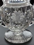 Cut Glass 2 handled compote, Antique