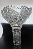 ABP cut glass vase antique bob36