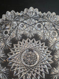ABP cut glass dish American brilliant period 1886 -1915 bob59
