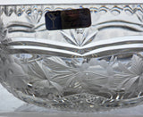 Cut glass bowl Blown blank ROSES