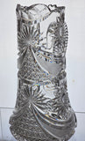 American Brilliant Period Cut Glass Pitcher Antique hobsrar base