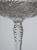 ABP cut glass Fry compote antique bob69