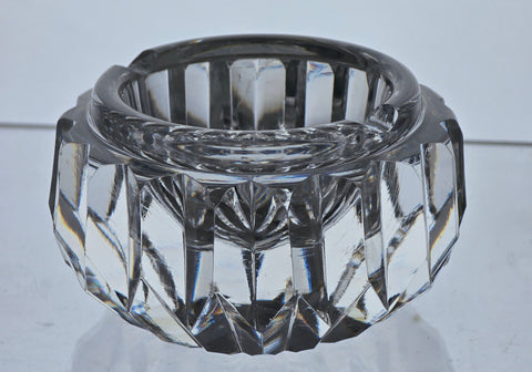 Signed Waterford crystal ashtray miter