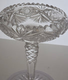 ABP cut glass Fry compote antique bob69