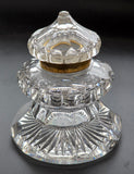 Cut Glass Inkwell Antique