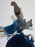 Murano Art glass blue Lady Dancer
