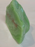 L.E Smith Glass Jadeite paperweight