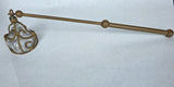 Brass / glass candle snuffer