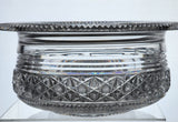 ABP cut glass Hawkes center piece bowl American 8 lbs
