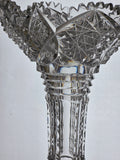 ABP cut glass vase antique bob36