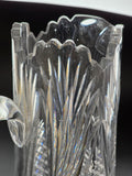 Cut glass pitcher brilliant blown blank