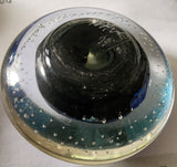Art glass star paperweight signed auction