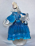Murano Art glass blue Lady Dancer