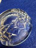 Signed Waterford crystal ashtray