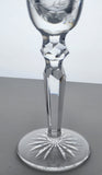 Signed Waterford CUT GLASS 18th century Flutes pair crystal