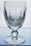 Signed Waterford CUT GLASS Colleen wine crystal Ireland