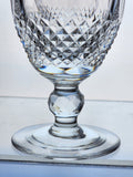 Signed Waterford CUT GLASS Colleen wine crystal Ireland