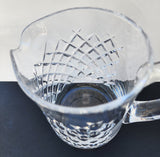 Signed Waterford Hand Cut crystal pitcher Irish Crystal H1