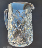 Signed Waterford Hand Cut crystal pitcher Irish Crystal H1