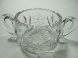 Poinsettia Cut Glass sugar - O'Rourke crystal awards & gifts abp cut glass